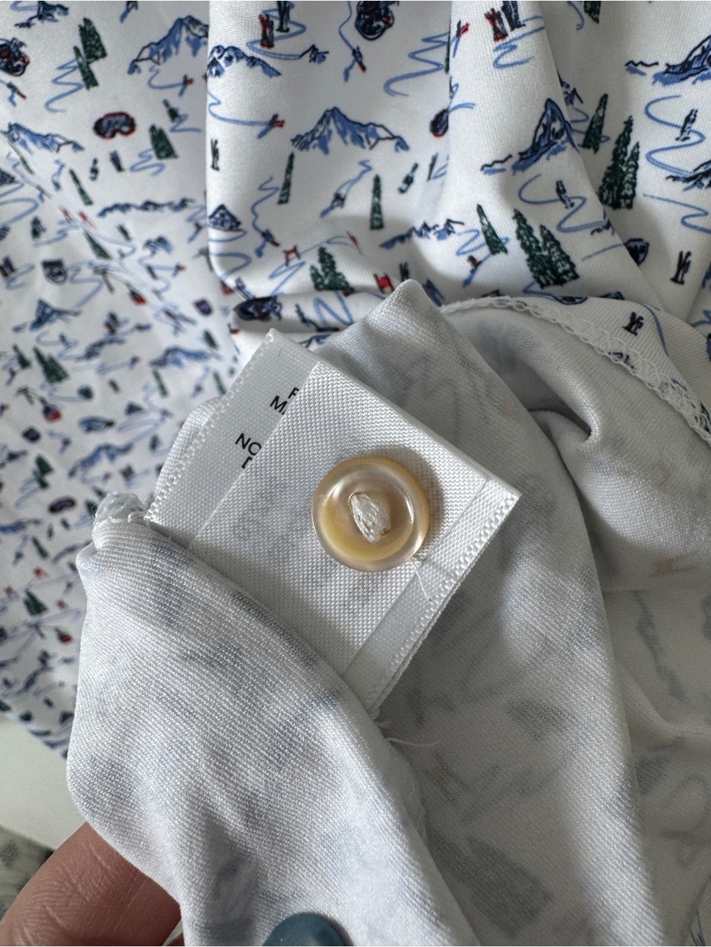 Peter Millar Summer Comfort XXL Performance Polo - Crosby Club - Ski Print - Picture 8 of 8
